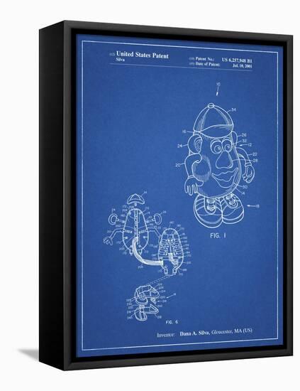 PP123- Blueprint Mr. Potato Head Patent Poster-Cole Borders-Framed Premier Image Canvas