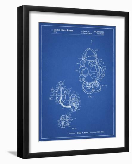 PP123- Blueprint Mr. Potato Head Patent Poster-Cole Borders-Framed Giclee Print