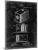 PP126- Black Grunge Eastman Kodak Camera Patent Poster-Cole Borders-Mounted Giclee Print