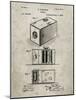 PP126- Sandstone Eastman Kodak Camera Patent Poster-Cole Borders-Mounted Giclee Print