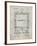 PP131- Antique Grid Parchment Monopoly Patent Poster-Cole Borders-Framed Giclee Print