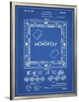 PP131- Blueprint Monopoly Patent Poster-Cole Borders-Framed Giclee Print