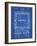 PP131- Blueprint Monopoly Patent Poster-Cole Borders-Framed Giclee Print