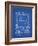 PP131- Blueprint Monopoly Patent Poster-Cole Borders-Framed Giclee Print