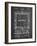 PP131- Chalkboard Monopoly Patent Poster-Cole Borders-Framed Giclee Print