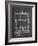 PP131- Chalkboard Monopoly Patent Poster-Cole Borders-Framed Giclee Print