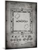 PP131- Faded Grey Monopoly Patent Poster-Cole Borders-Mounted Giclee Print