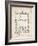 PP131- Vintage Parchment Monopoly Patent Poster-Cole Borders-Framed Giclee Print