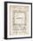 PP131- Vintage Parchment Monopoly Patent Poster-Cole Borders-Framed Giclee Print