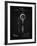 PP133- Vintage Black Thomas Edison Light Bulb Poster-Cole Borders-Framed Giclee Print