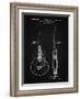 PP138- Vintage Black Gretsch 6022 Rancher Guitar Patent Poster-Cole Borders-Framed Giclee Print