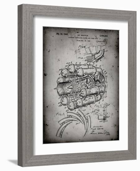 PP14 Faded Grey-Borders Cole-Framed Giclee Print