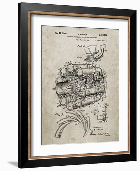 PP14 Sandstone-Borders Cole-Framed Giclee Print