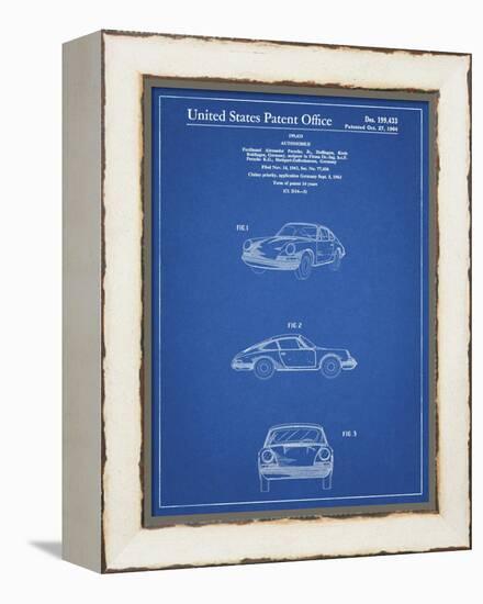 PP144- Blueprint 1964 Porsche 911  Patent Poster-Cole Borders-Framed Premier Image Canvas