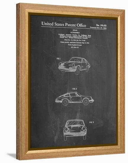 PP144- Chalkboard 1964 Porsche 911  Patent Poster-Cole Borders-Framed Premier Image Canvas