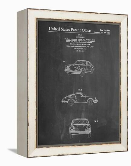 PP144- Chalkboard 1964 Porsche 911  Patent Poster-Cole Borders-Framed Premier Image Canvas