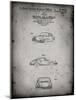 PP144- Faded Grey 1964 Porsche 911  Patent Poster-Cole Borders-Mounted Giclee Print