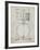 PP147- Antique Grid Parchment Slingerland Snare Drum Patent Poster-Cole Borders-Framed Giclee Print