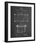 PP149- Chalkboard Pool Table Patent Poster-Cole Borders-Framed Giclee Print