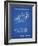 PP16 Blueprint-Borders Cole-Framed Giclee Print