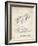 PP16 Vintage Parchment-Borders Cole-Framed Giclee Print