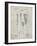 PP166- Antique Grid Parchment Lacrosse Stick Patent Poster-Cole Borders-Framed Giclee Print