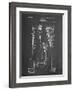 PP166- Chalkboard Lacrosse Stick Patent Poster-Cole Borders-Framed Giclee Print