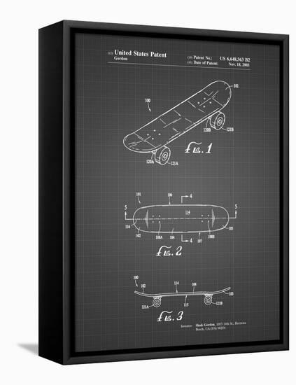 PP17 Black Grid-Borders Cole-Framed Premier Image Canvas