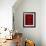 PP17 Burgundy-Borders Cole-Framed Giclee Print displayed on a wall