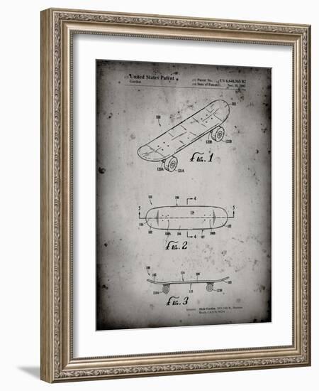 PP17 Faded Grey-Borders Cole-Framed Giclee Print