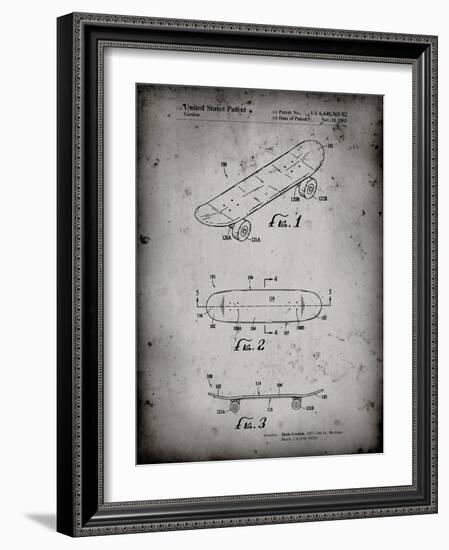 PP17 Faded Grey-Borders Cole-Framed Giclee Print