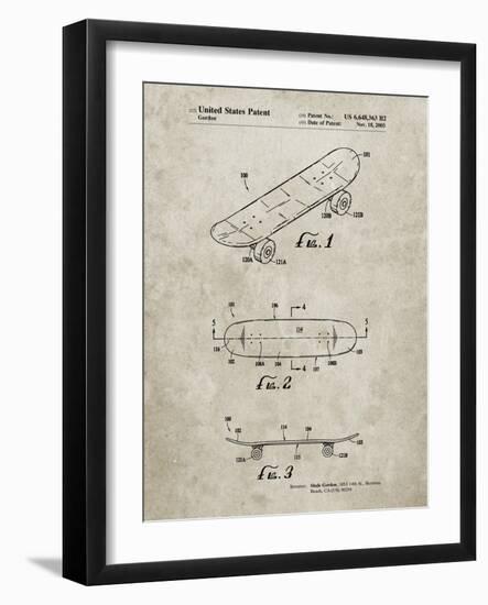 PP17 Sandstone-Borders Cole-Framed Giclee Print