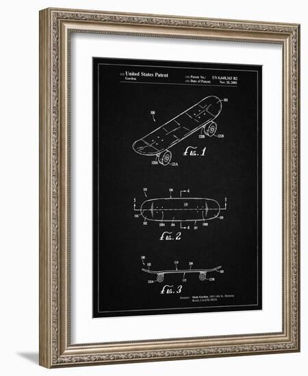 PP17 Vintage Black-Borders Cole-Framed Giclee Print