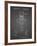 PP18 Black Grid-Borders Cole-Framed Giclee Print