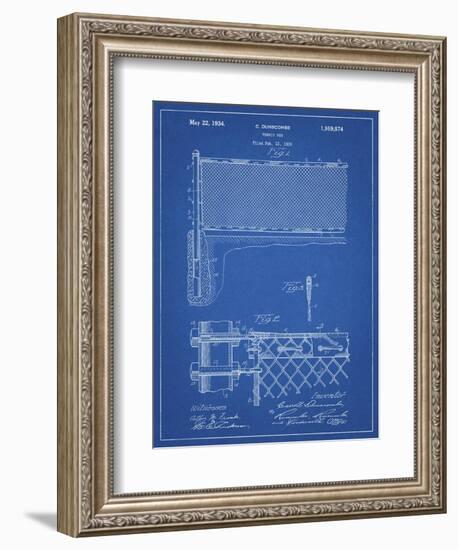 PP181- Blueprint Tennis Net Patent Poster-Cole Borders-Framed Giclee Print