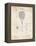 PP183- Vintage Parchment Tennis Racket 1892 Patent Poster-Cole Borders-Framed Premier Image Canvas