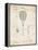 PP183- Vintage Parchment Tennis Racket 1892 Patent Poster-Cole Borders-Framed Premier Image Canvas