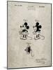 PP191- Sandstone Mickey Mouse 1929 Patent Poster-Cole Borders-Mounted Giclee Print