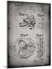 PP198- Faded Grey Bell and Howell Color Filter Camera Patent Poster-Cole Borders-Mounted Giclee Print