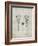 PP199- Antique Grid Parchment Lacrosse Stick 1948 Patent Poster-Cole Borders-Framed Giclee Print