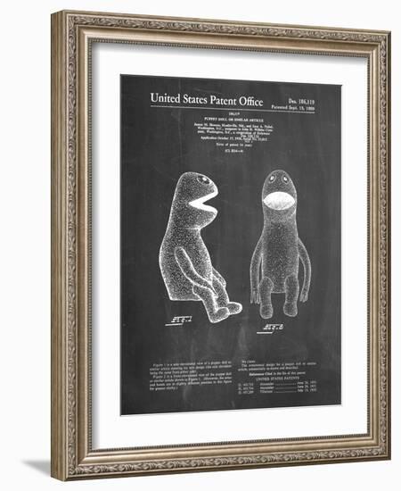 PP2 Chalkboard-Borders Cole-Framed Giclee Print