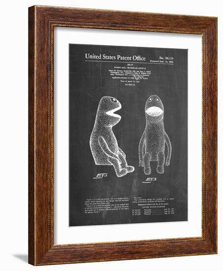 PP2 Chalkboard-Borders Cole-Framed Giclee Print