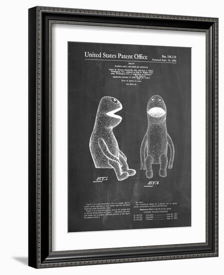 PP2 Chalkboard-Borders Cole-Framed Giclee Print