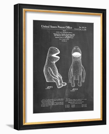 PP2 Chalkboard-Borders Cole-Framed Giclee Print