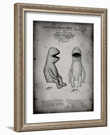 PP2 Faded Grey-Borders Cole-Framed Giclee Print