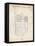 PP217-Vintage Parchment NFL Display Patent Poster-Cole Borders-Framed Premier Image Canvas
