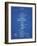 PP225-Blueprint Orvis 1874 Fly Fishing Reel Patent Poster-Cole Borders-Framed Giclee Print