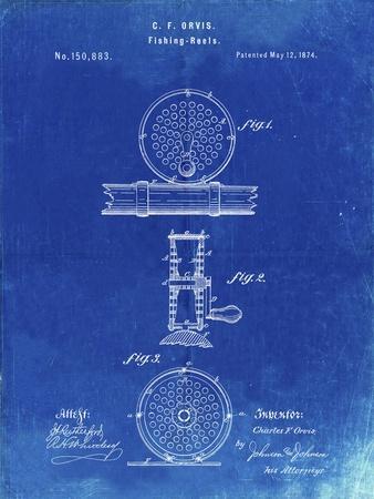Pp225-faded Grey Orvis 1874 Fly Fishing Reel Patent Poster iPhone Case by  Cole Borders - Fine Art America