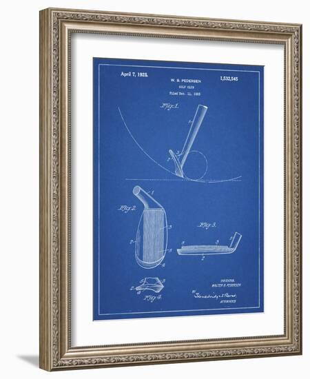 PP240-Blueprint Golf Wedge 1923 Patent Poster-Cole Borders-Framed Giclee Print