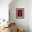 PP25 Burgundy-Borders Cole-Framed Giclee Print displayed on a wall